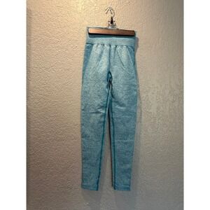 Gymshark Seamless Leggings Teal Marl Women's Activewear Pants